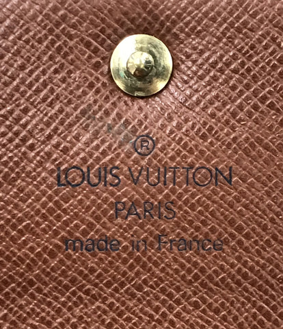ルイヴィトン  三つ折り財布 ポルト トレゾール エテュイ シェキエ モノグラム   M61200 レディース  (3つ折り財布) Louis Vuitton