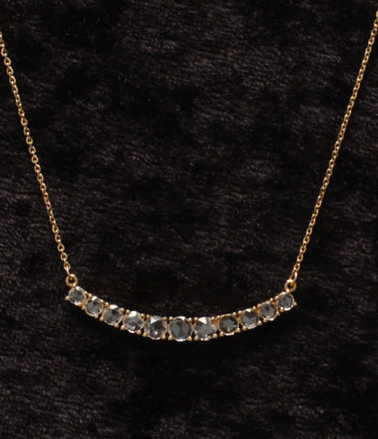 美品 ネックレス K18 ローズカットダイヤモンド0.70ct レディース