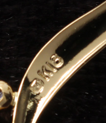 ミキモト 美品 ネックレス K18 パール7.3mm ダイヤ      レディース  (ネックレス) MIKIMOTO