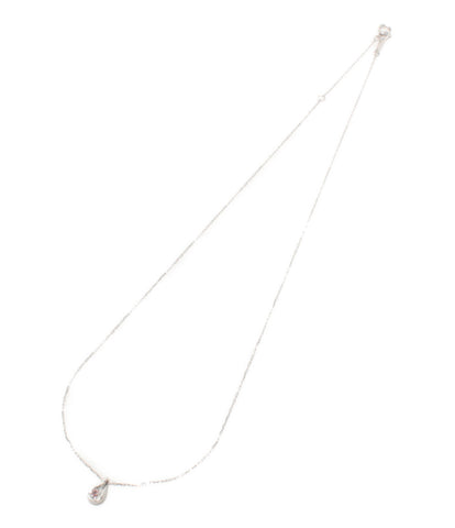 ヨンドシー 美品 ネックレス リバーシブルデザイン K10 ダイヤ ピンクトルマリン      レディース  (ネックレス) 4℃