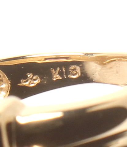 美品 リング 指輪 K18 ブルートパーズ アメジスト レディース SIZE 7号