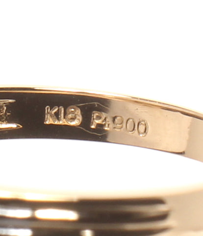 美品 リング 指輪 K18 Pt900 ダイヤ0.10ct      レディース SIZE 11号 (リング)