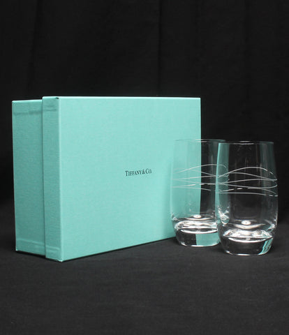 ティファニー 美品 グラス タンブラー 2点セット ペア  カデンツ       Tiffany＆Co.