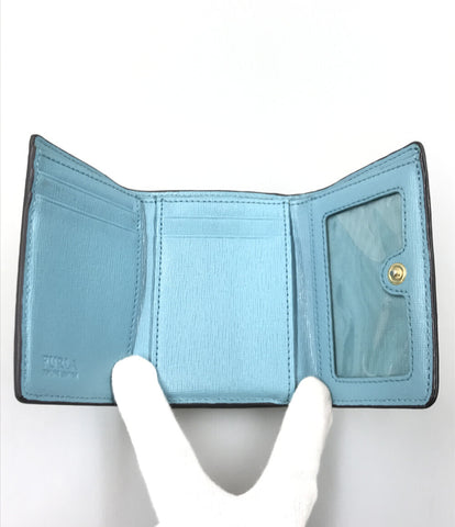 フルラ  パスケース付き三つ折り財布 水色      レディース  (3つ折り財布) FURLA