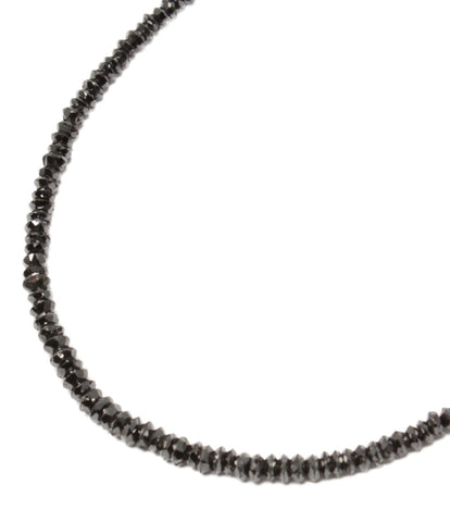 美品 ネックレス K18WG ブラックダイヤ20.0ct      レディース  (ネックレス)