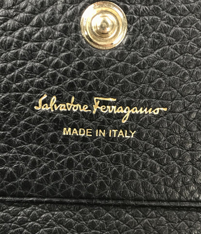 サルバトーレフェラガモ 美品 二つ折り財布 コンパクトウォレット  ガンチーニ    レディース  (2つ折り財布) Salvatore Ferragamo