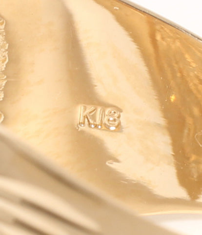 美品 リング 指輪 K18 ダイヤ0.09ct      レディース SIZE 18号 (リング)