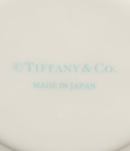 ティファニー 美品 カップ＆ソーサー 2客セット ペア  プラチナブルーバンド       Tiffany＆Co.