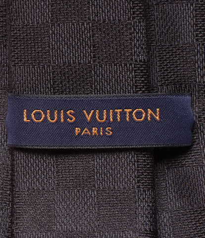 ルイヴィトン 美品 ネクタイ シルク100％  ダミエ グラフィット    メンズ  (複数サイズ) Louis Vuitton