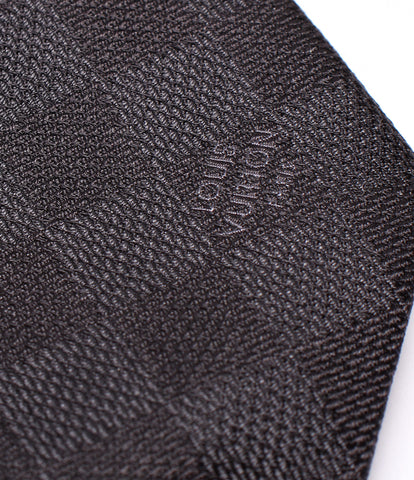 ルイヴィトン 美品 ネクタイ シルク100％  ダミエ グラフィット    メンズ  (複数サイズ) Louis Vuitton