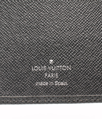 Louis Vuitton beauty products notebook card case agenda Posh taiga Men's (multiple size) Louis Vuitton