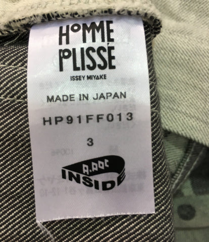 Issei Miyake น่ากลัว Jeans Homme Plisse / 19 ขนาดผู้ชาย 3 (L) Issey Miyake
