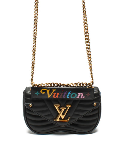 Louis Vuitton ความงามใหม่คลื่นไหล่โซ่กระเป๋าสะพาย PM ผู้หญิง Louis Vuitton