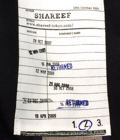 谢里夫美容产品环拉链开领衫拉链的夹克男子SIZE 2（M）SHAREEF