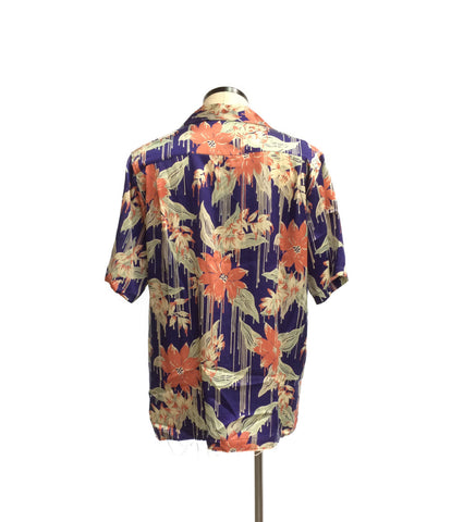 Christian Dada Products Products Horaze Processing Flower Pattern Pattern Shirt Shirt Men (L) Christian Dada