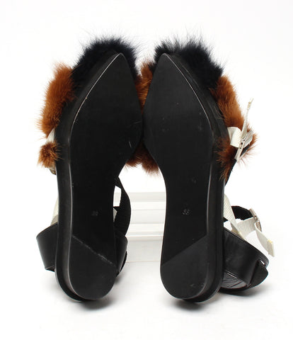 Toga beauty products fur sandals Ladies SIZE 38 (L) TOGA