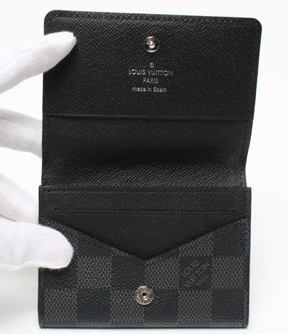 Louis Vuitton beauty products business card holder card case An'veroppu carte de Vijitt Damier Gras fit Men's (multiple size) Louis Vuitton