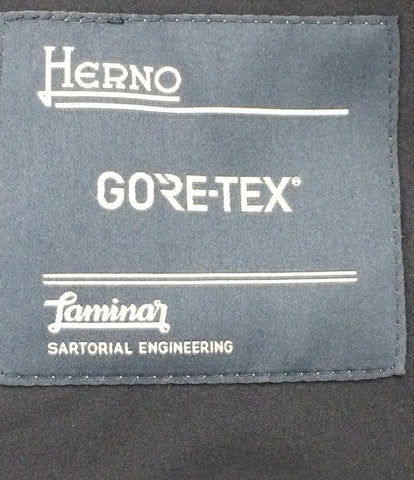 ヘルノ 美品 2レイヤーゴアテックスシングルベルテッドコート GORETEX Laminar     メンズ SIZE 46 (L) HERNO