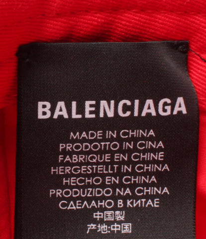 バレンシアガ 美品 キャップ 19SS BB Mode レッド     レディース  (複数サイズ) Balenciaga