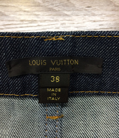 Louis Vuitton Beauty Denim Skirt ผู้หญิงขนาด 38 (m) Louis Vuitton