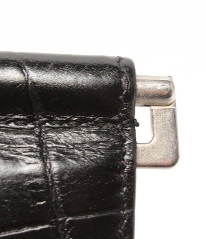 サンローランパリ  クロコ型押し マネークリップ      メンズ  (2つ折り財布) SAINT LAURENT PARIS