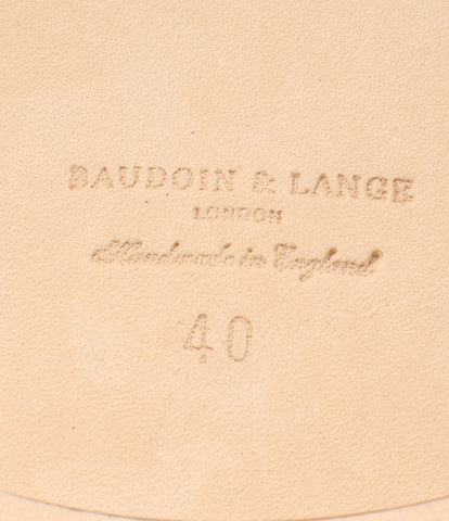 Suede Slippon Tassel Bell Jean รองเท้าผู้ชายขนาด 40 (s) Baudoin & Lange