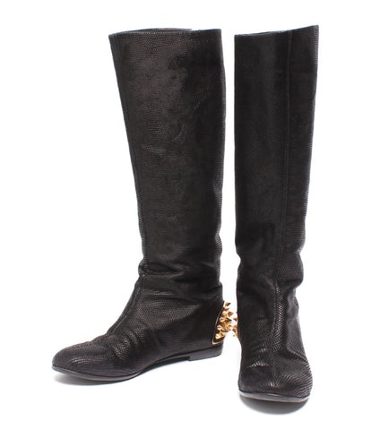 Juzepe Peather Notty Long Boots ผู้หญิงขนาด 36 (m) Giuseppe Zanotti Design