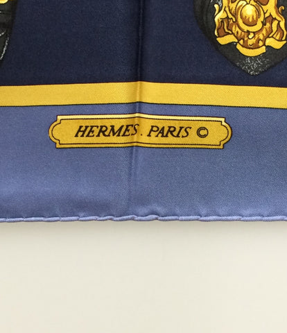 エルメス  シルクスカーフ カレ90 HARNAIS DE COUR     メンズ  (複数サイズ) HERMES