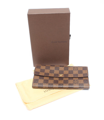 louis vuitton กระเป๋าสตางค์ยาว portfoille sarah damier n61734 สุภาพสตรี (ยาวกระเป๋าสตางค์) Louis Vuitton