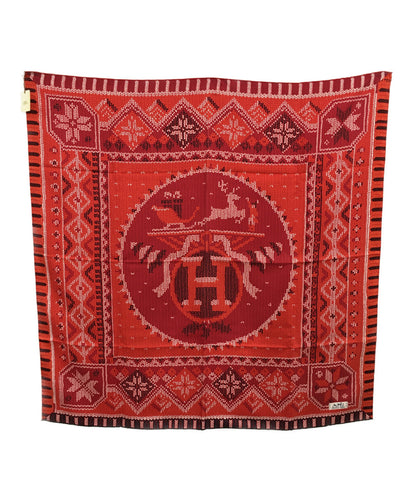 Hermes beauty products Calle 90 silk scarf Au coin du feu ladies by the fireplace (multiple size) HERMES
