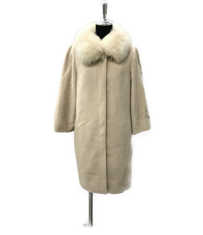 M's Glaysee Beauty Products Fer Coat Angora Shadow Fox Women Size 38 (S) M's Gracy