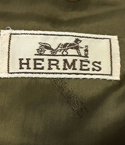 エルメス HERMES ヤクブレンド リブニットジャケット    メンズ XL