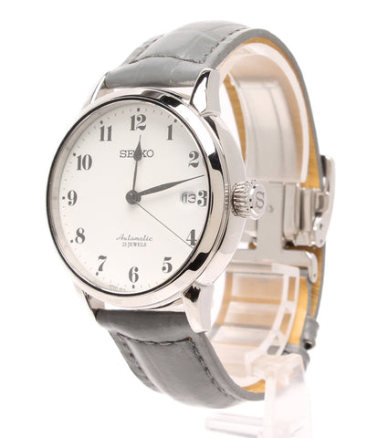 Seiko นาฬิกาข้อมือ Presage ควอตซ์สีขาว Sarx027 ผู้ชาย Seiko