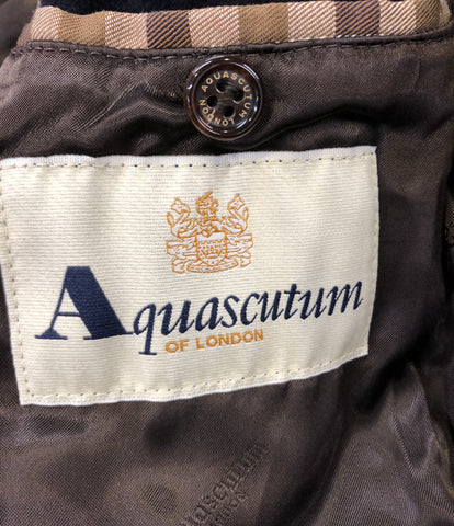 Aqua Skutane แจ็คเก็ตหนังผู้ชาย (M) Aquascutum