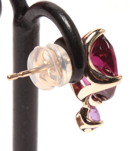 New article Unammerged Piercing Single K10YG Road Light Garnet Amethyst 1.2g Niziiro Jewels Sustainable Women (Earrings) Aidect
