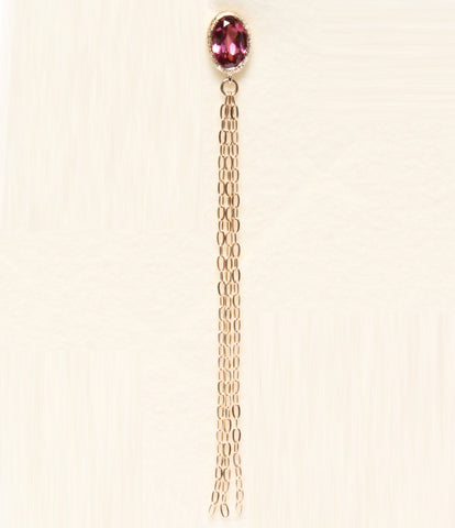 // @新型类似耳环单k10yg路灯石榴石0.8g Niziiro珠宝可持续女性（耳环）辅助