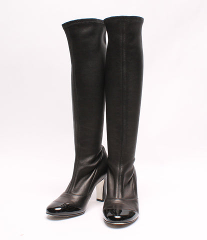 Chanel 2WAY Long Boots Women Size 37 1/2 (M) CHANEL