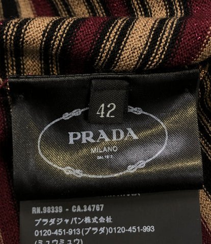 Prada สินค้าเกี่ยวกับความงามในอดีตอดีตชายแดนง่อย Lame Size 40 (m) Prada