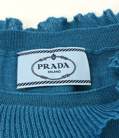 Prada เสื้อถักแขนสั้นขนาด 42 (m) Prada