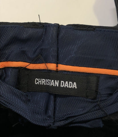 Christian Dada Pants Striped Pattern Damage Machining Women Size 48 (L) Christian DADA