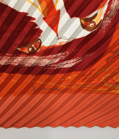 エルメス 美品 プリーツスカーフ カレ90 三千年の微笑      レディース  (複数サイズ) HERMES