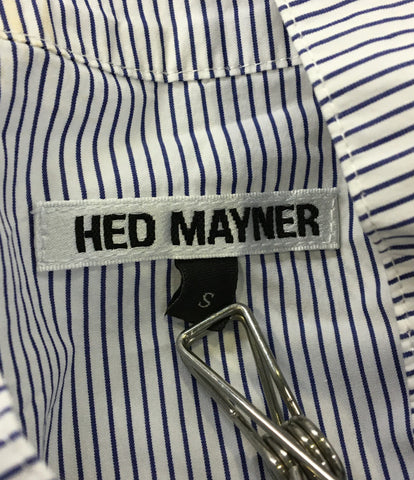 เสื้อเชิ้ตแขนยาวลายทางผู้ชาย SIZE S (S) HED MAYNER