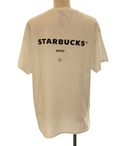 フラグメントデザイン 美品 半袖Tシャツ STARBUCKS COFFEE コラボプリントTシャツ     メンズ SIZE XL (XL以上) fragment design