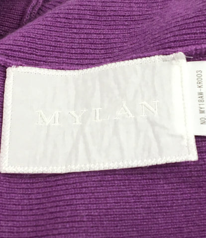Mylan สภาพดีเสื้อคาร์ดิแกนแคชเมียร์แขนยาวผู้หญิง (M) MYLAN