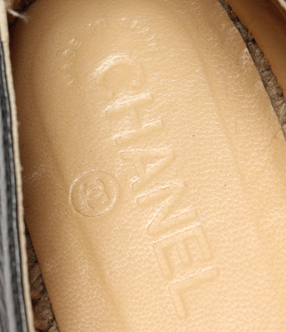 Chanel Slippon Espadrilles Lambskin Ladies SIZE 39 (L) CHANEL