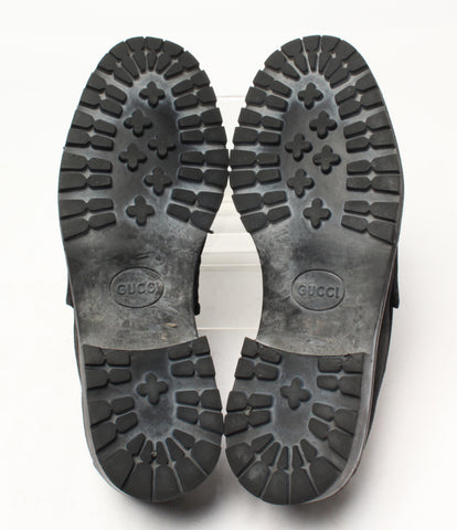 Gucci Bit乐福鞋麂皮绒男式尺寸41 1/2（M）GUCCI