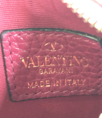 Valentino Coin Case Card Case Rock Studs Women (Coin Case) Valentino