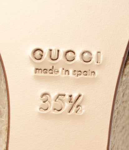 Gucci 美容楔形鞋底凉鞋女士 SIZE 35 1/2 （S） GUCCI