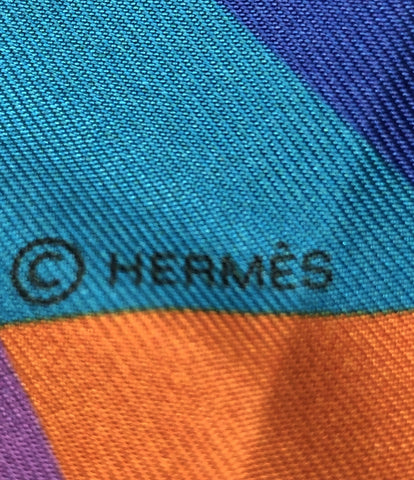 エルメス 美品 スカーフ シルク100% LES FACETIES     レディース  (複数サイズ) HERMES