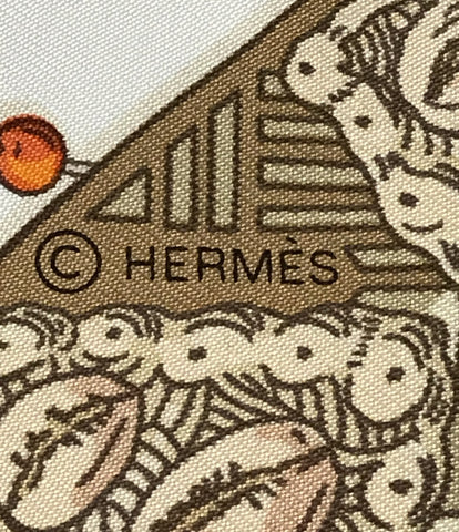 エルメス  シルクスカーフ カレ90 CHEMINS DE CORAIL     レディース  (複数サイズ) HERMES